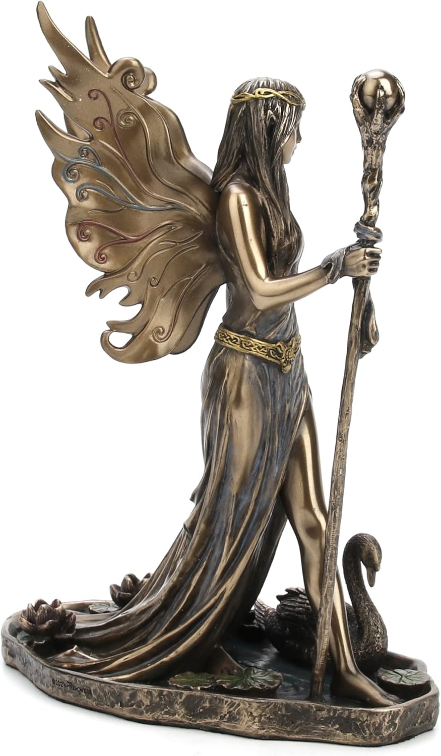 Veronese Design 9" Aine The Celtic Faery Queen of Summer Love Resin Statue Bronze Finish