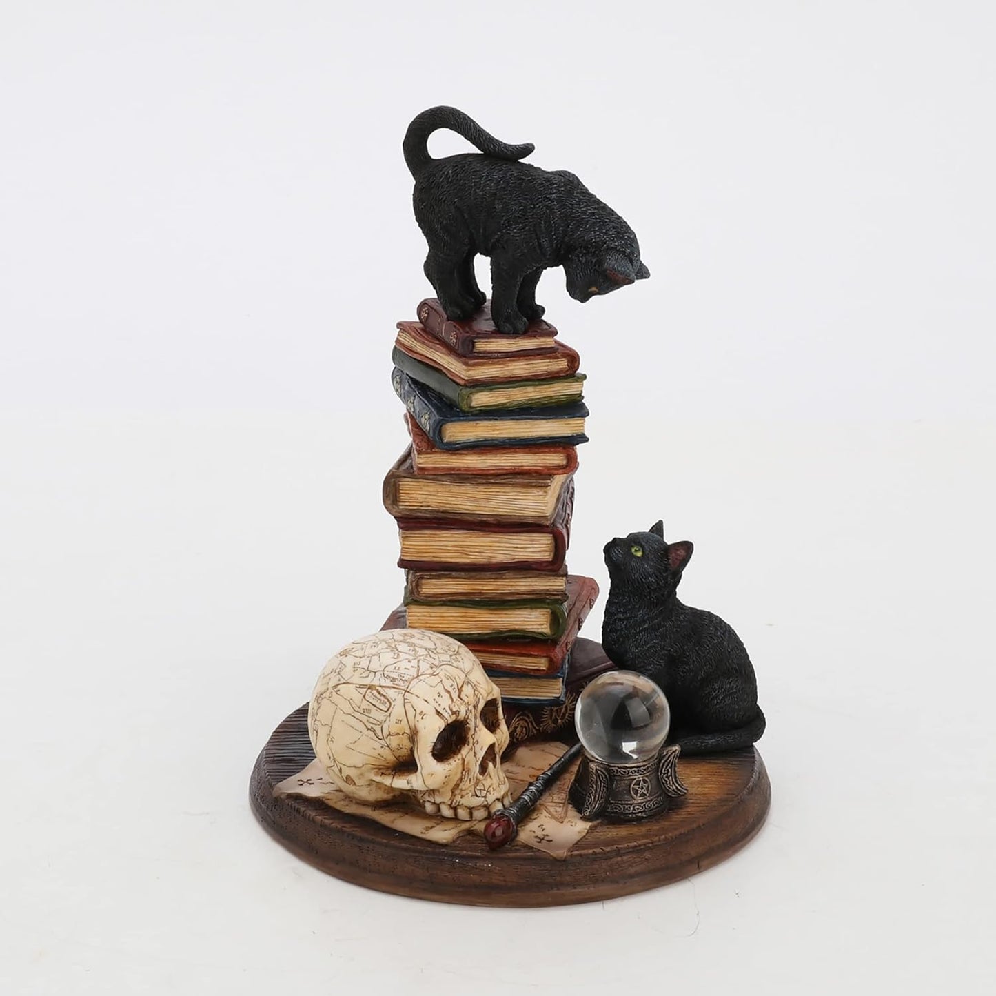 Veronese Design 7 1/4 Inch The Moral High Ground Resin Cat Figurine Hand Painted Finish