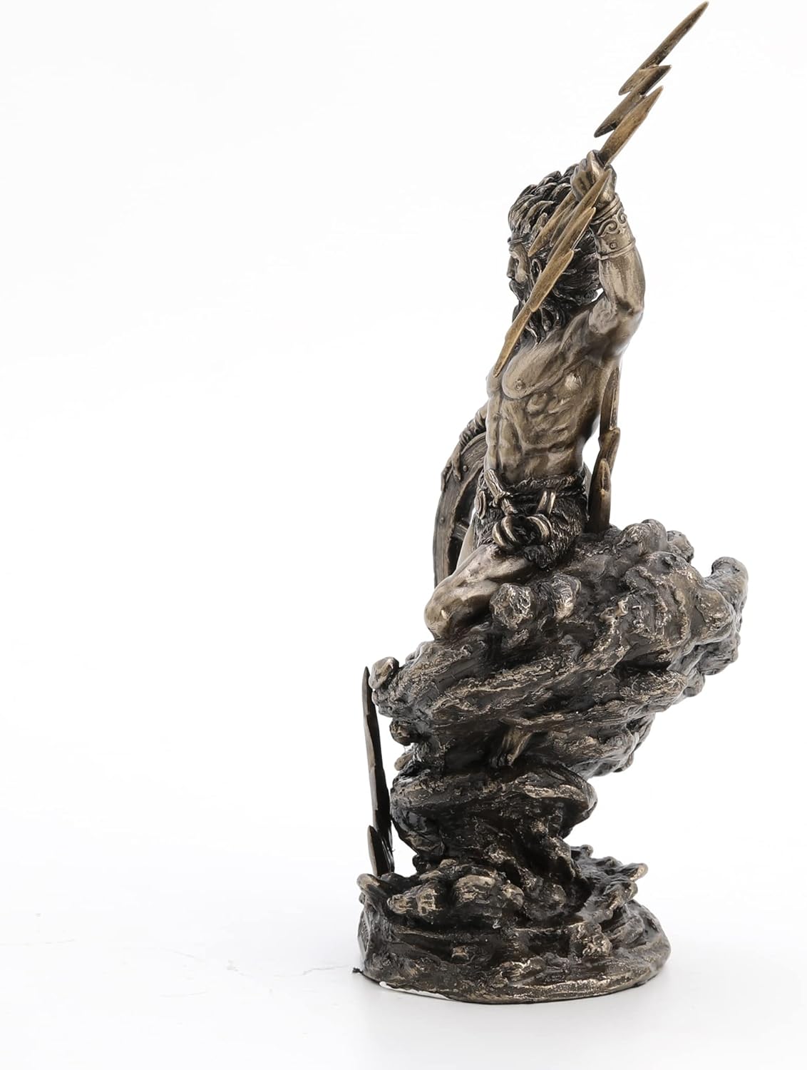 Veronese Design Taranis Celtic God of Thunder Resin Statue Bronze Home Decor Mythology Sculpture