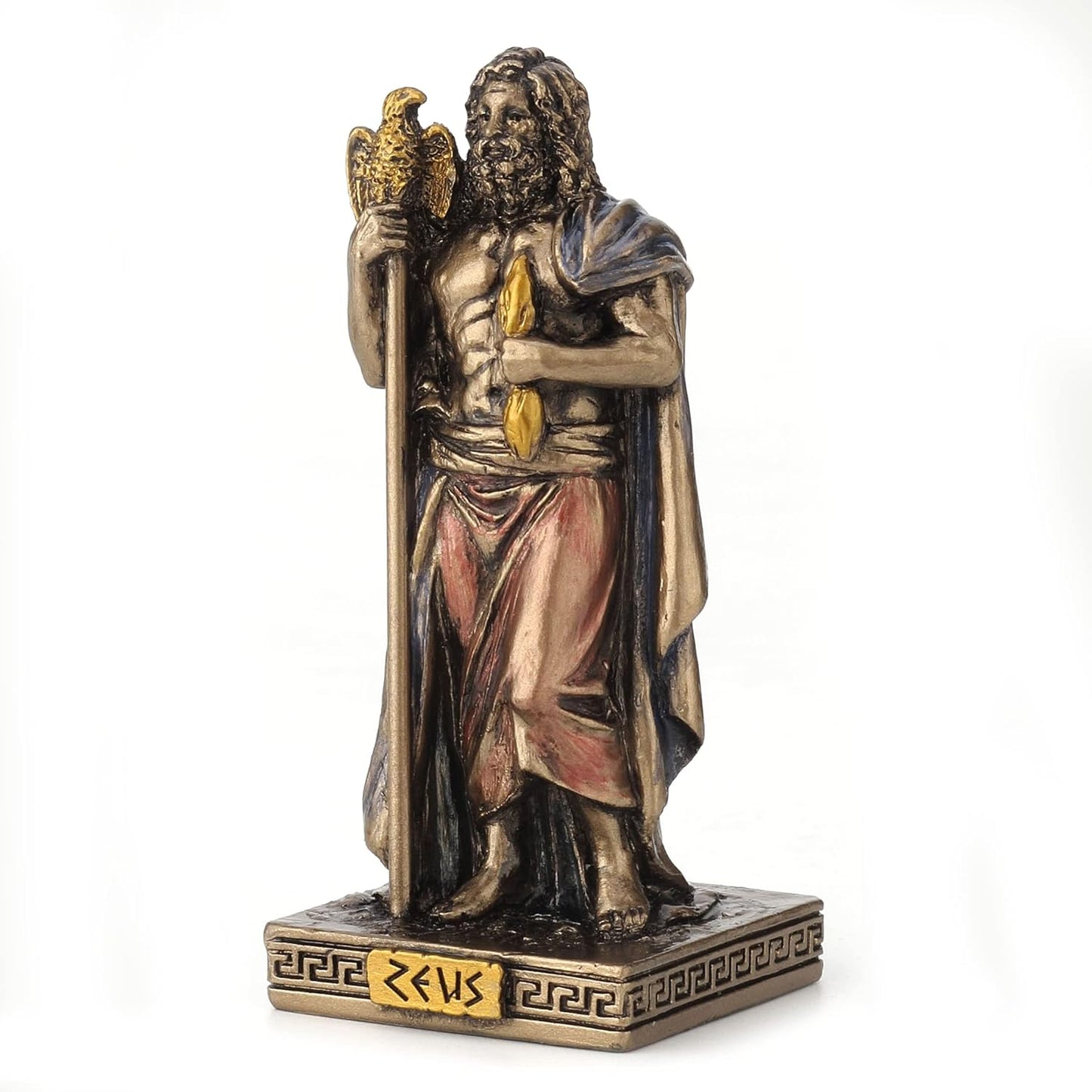 Veronese Design Zeus The God of The Sky Miniature Figurine, Black (WU77437AP)