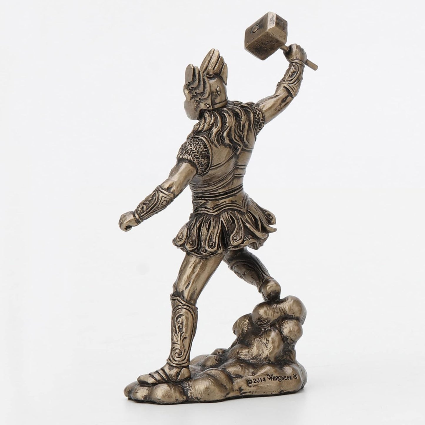 Veronese Design 4 1/2" Thunder God Thor Norse Viking Figurine Painted Resin Miniature Statue