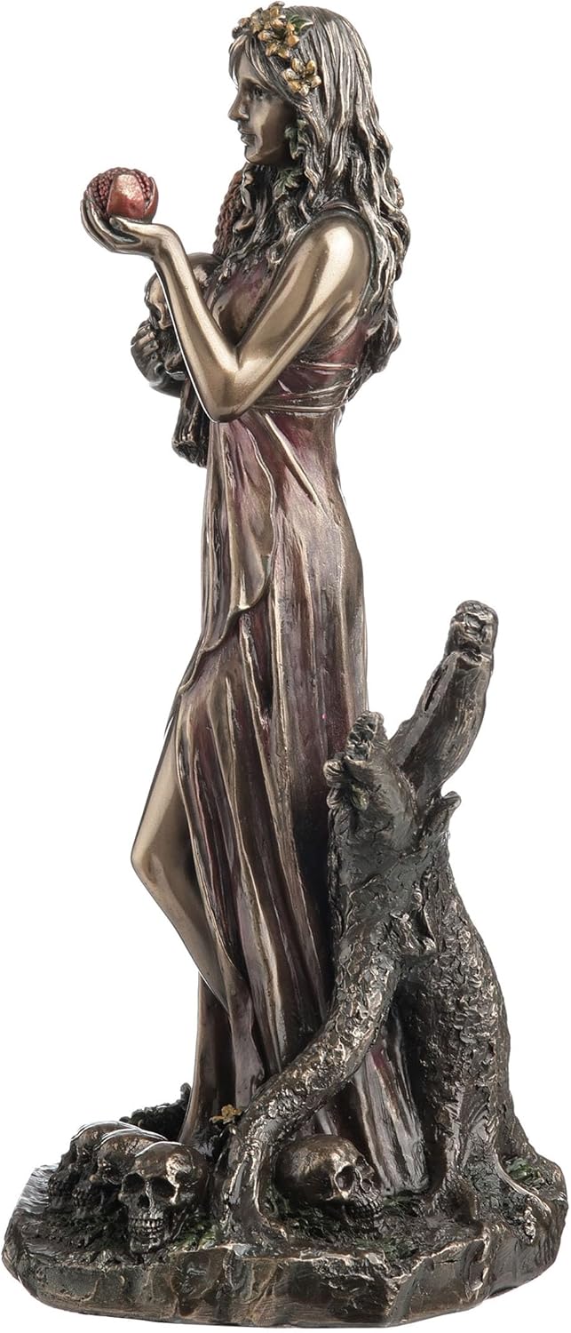 Veronese Design 10.25 Inch Persephone Greek Goddess of Vegetation and The Underworld Antique Bronze Finish Statue