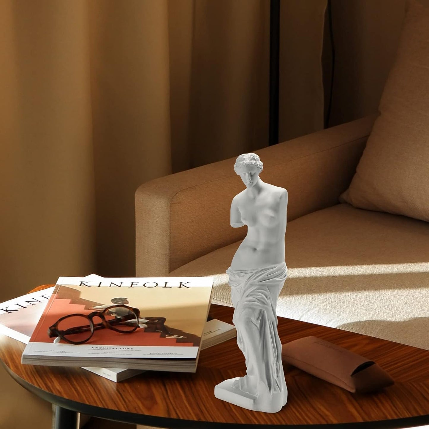 Venus de Milo Statue, Greek Roman Mythology Goddess Aphrodite Statue, Great Art for Home or Office Decor 11 x 3.15 x 2.16 Inches - White