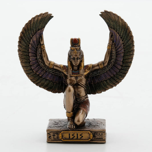 Veronese Design Isis Goddess of Magic Bronze Finish Resin Figurine Black