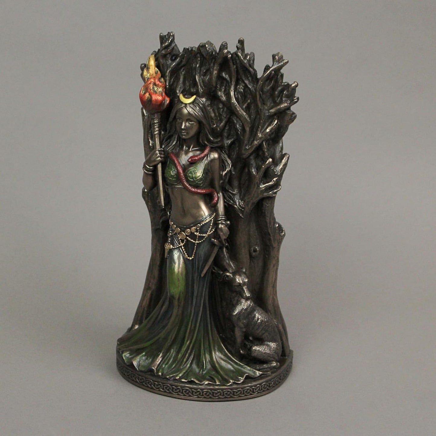 Veronese Design Bronze Resin Hecate Greek Goddess Of Magic Sculpture Home Decor Art Myth Statue