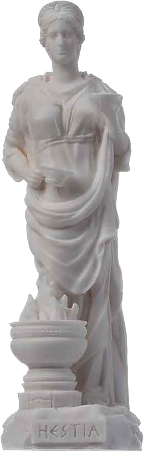 BeautifulGreekStatues Hestia Goddess of the hearth, home family, and the state Statue 6.69"