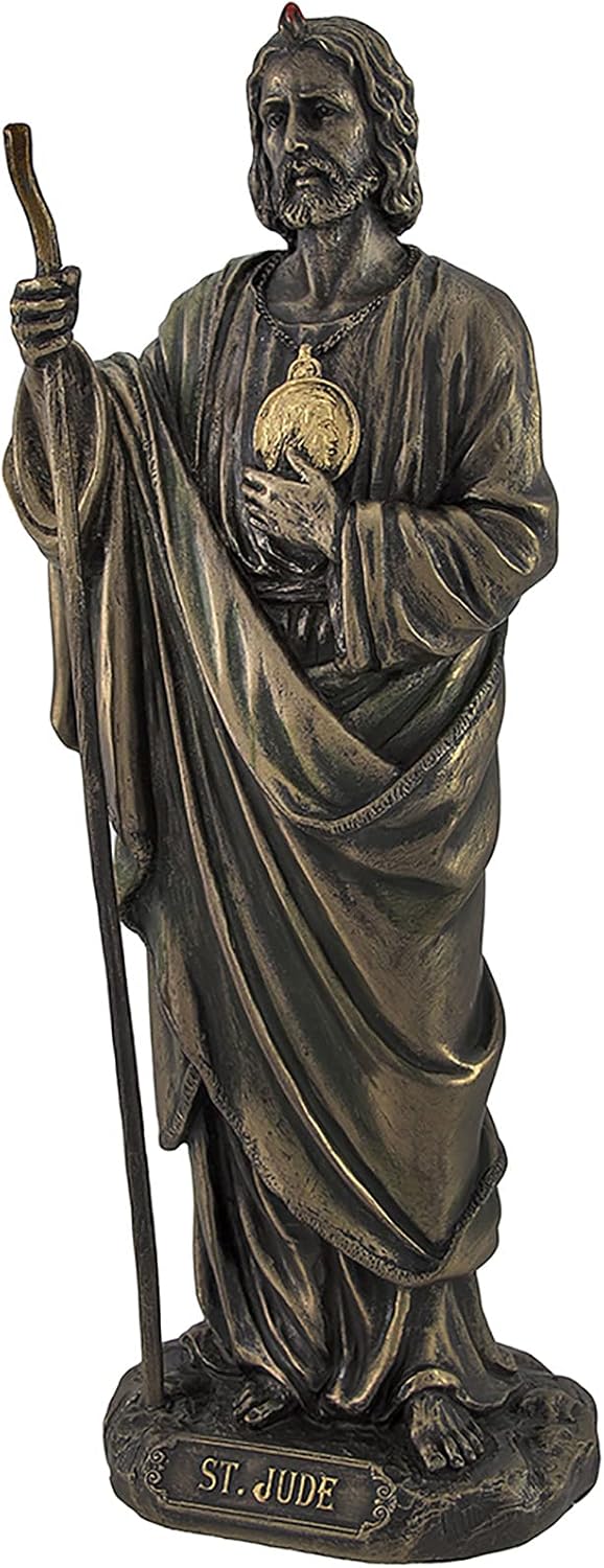 Veronese Bronzed St. Jude Statue 8 In.