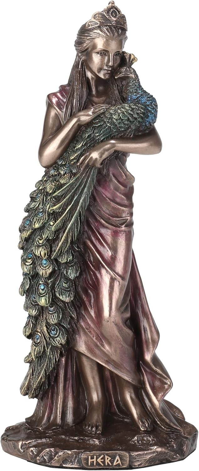 Veronese Design 6 1/8 Inch Hera The Greek Goddess of Women and Marriage Cold Cast Resin Bronze Finish Statue