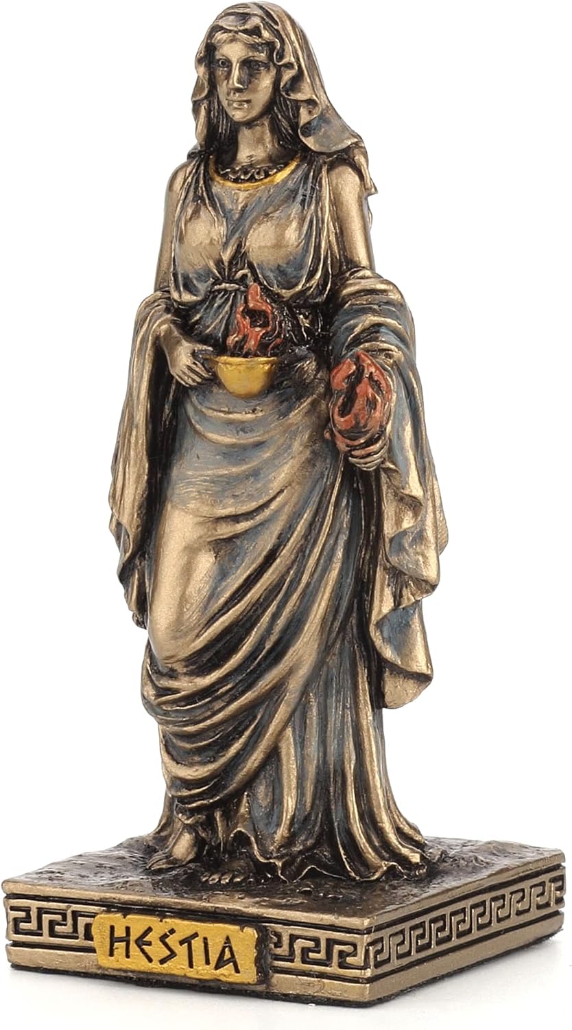 Veronese Design Greek Gods Miniature Figurine (Hestia, Bronze)