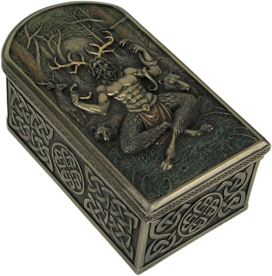 Veronese Design Cernunnos Celtic Horned God Of Animals And The Underworld Trinket Box