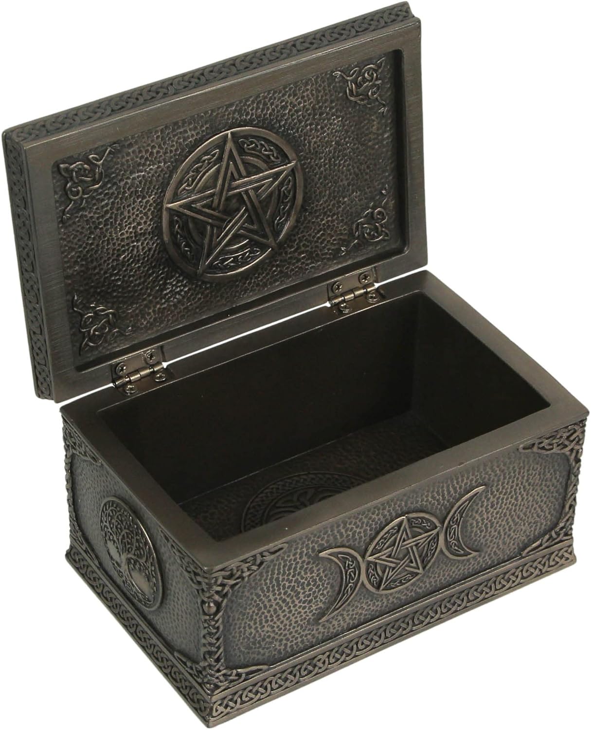 Veronese Design Gaia Greek Mother Earth Goddess Bronze Finished Trinket Box