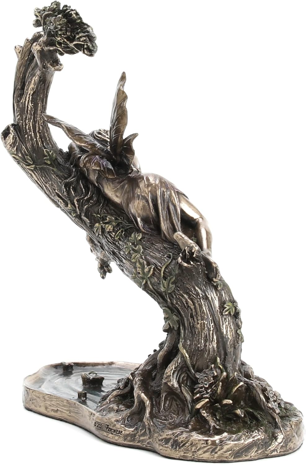 Veronese Design 6 1/2" Siesta Fairy Cold Cast Resin Antique Bronze Finish Statue