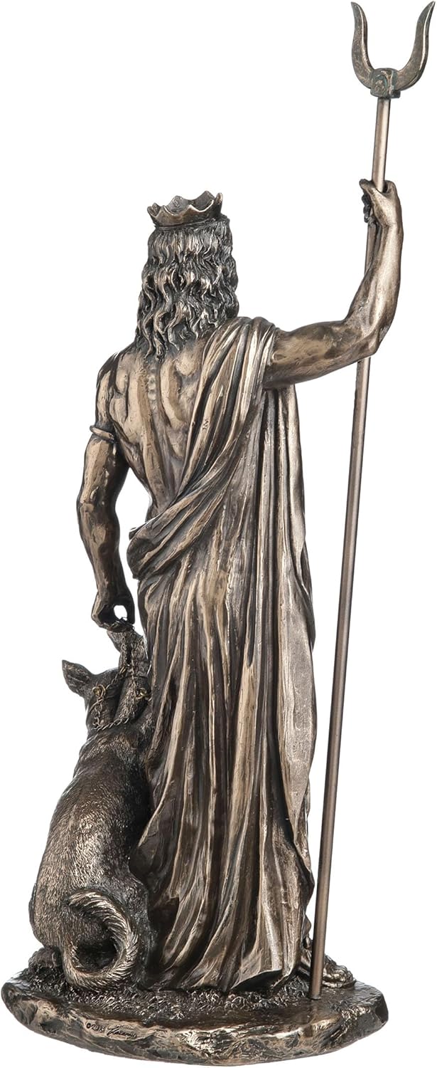 Veronese Design Greek God Of The Underworld Hades Bronze Finished Statue
