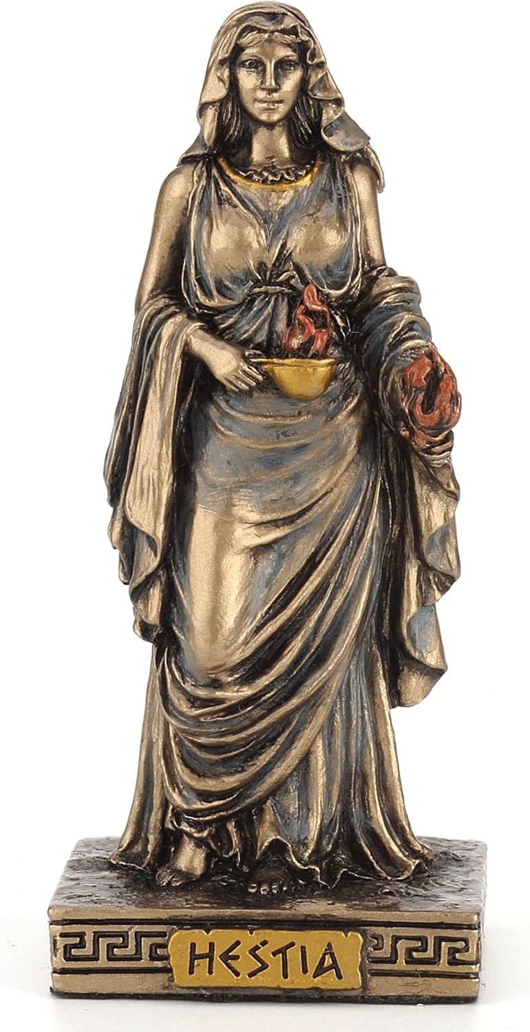 Veronese Design Greek Gods Miniature Figurine (Hestia, Bronze)