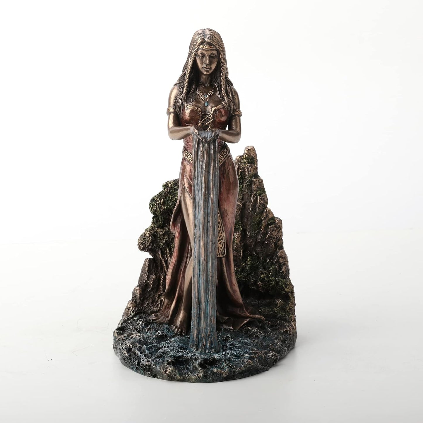 Veronese Design 9 Inch Celtic Matriarch Goddess Danu Resin Sculpture Bronze Finish