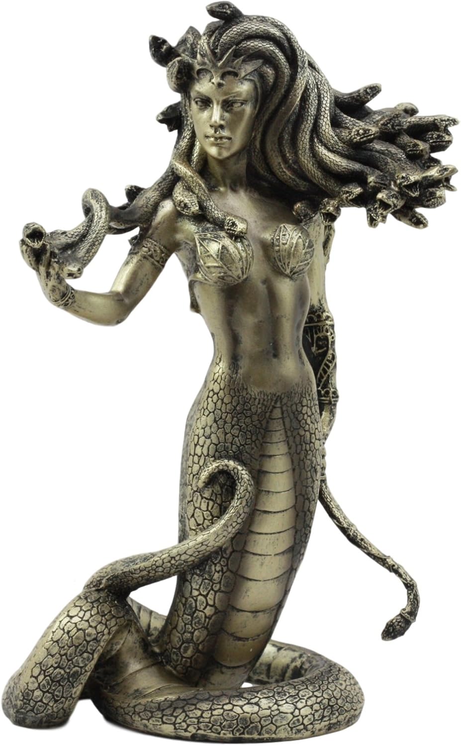Ebros Greek Mythology The Seductive Spell Of Medusa Statue 20cm Tall Temptation Of The Demonic Goddess Medusa Gorgonic Sister Figurine