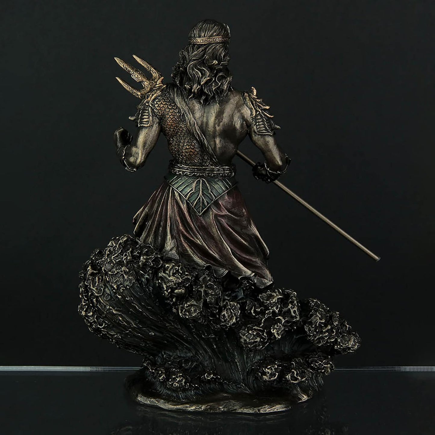 Poseidon Greek God of The Sea Statue Sculpture Nautical Figurine