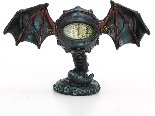 Veronese Design 4 1/8 Inch Creature Steampunk Floating Eye Octobat Hand Painted Cast Resin Metallic Finish Statue Tabletop Mini Figurine
