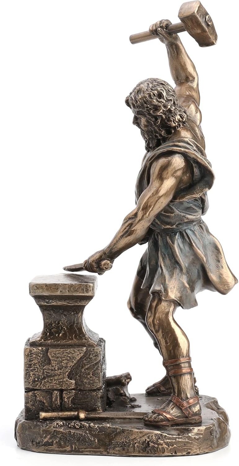 Veronese Design Hephaestus Greek God of Fire and Forge Bronze Finished Statue