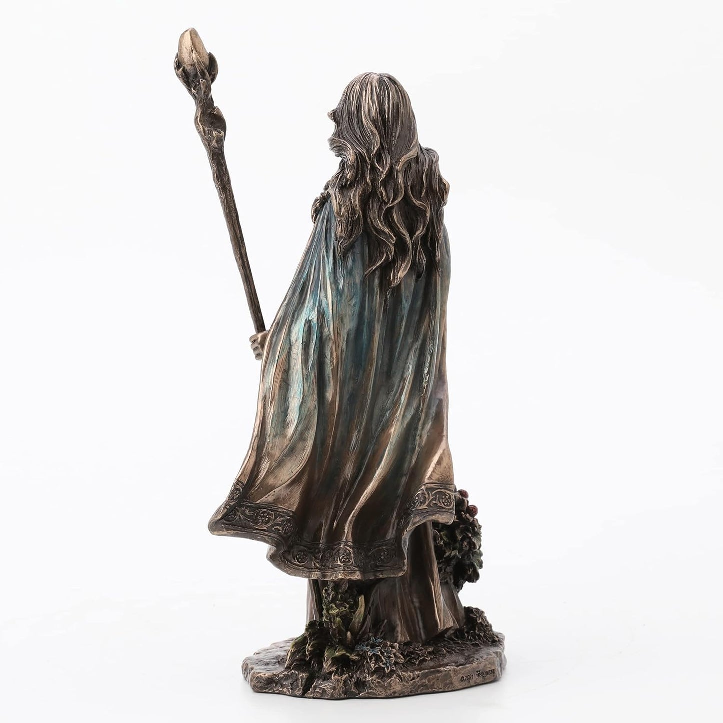 9 1/2" Eir The Valkyrie of Protection Resin Statue Cast Bronze Finish