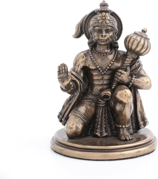 Veronese Design Mini Hanuman Statue - Hindu God of Strength Figurine 3.25" Tall
