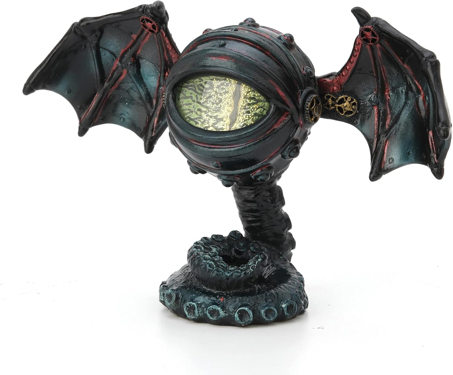 Veronese Design 4 1/8 Inch Creature Steampunk Floating Eye Octobat Hand Painted Cast Resin Metallic Finish Statue Tabletop Mini Figurine