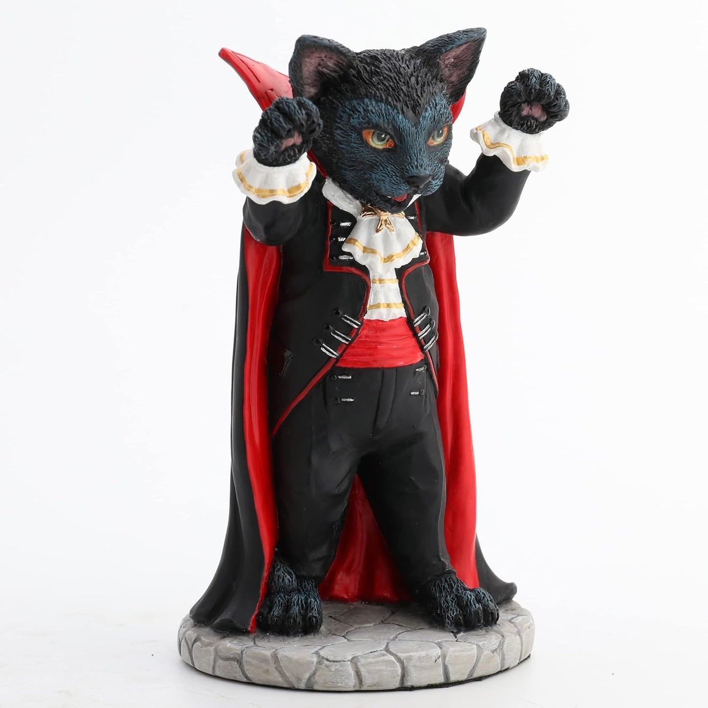Veronese Design 5" Count Catcula Spooky Nosferatu Vampire Cat Resin Animal Collectible Figurine