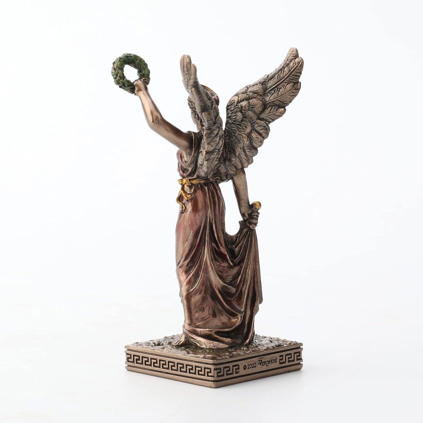 Veronese Design 4 Inch Nike Greek Goddess of Victory Resin Miniature Figurine Hand Painted Bronze Finish