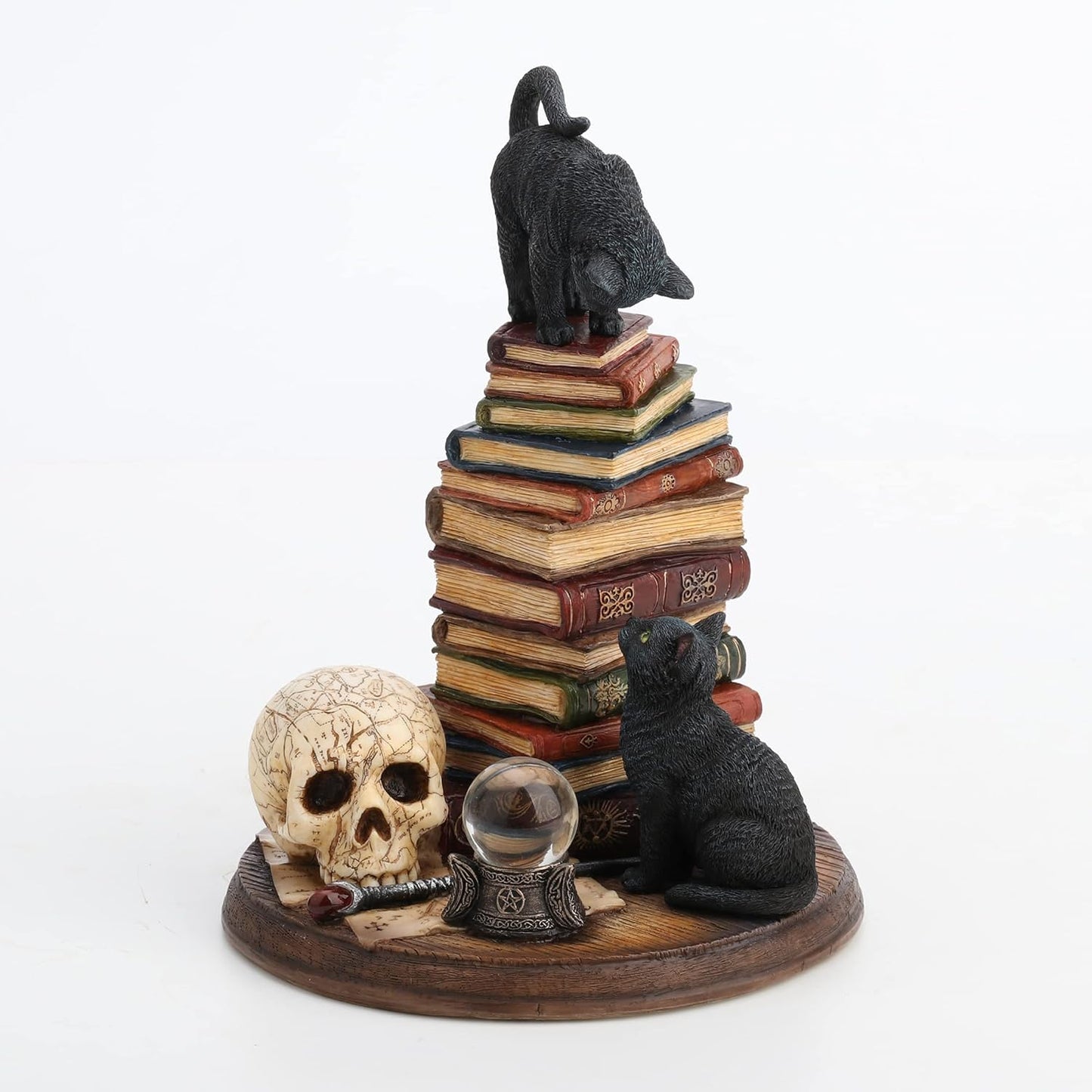 Veronese Design 7 1/4 Inch The Moral High Ground Resin Cat Figurine Hand Painted Finish