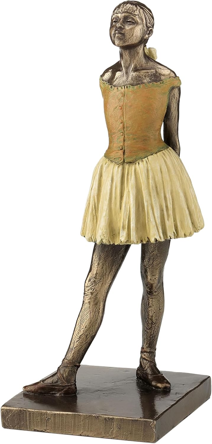 VERONESE (Bronze) - Degas Little Dancer Ballerina Statue (18cm Tall)