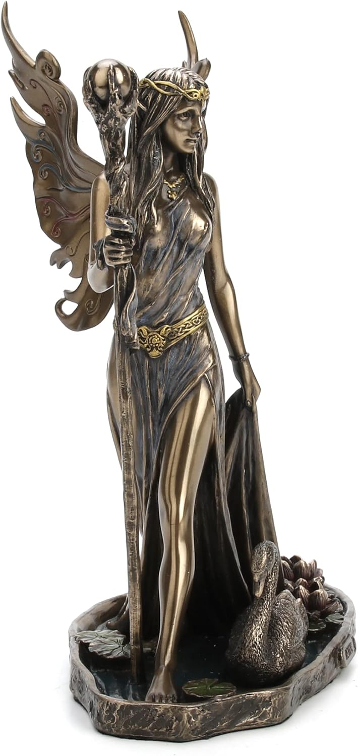 Veronese Design 9" Aine The Celtic Faery Queen of Summer Love Resin Statue Bronze Finish