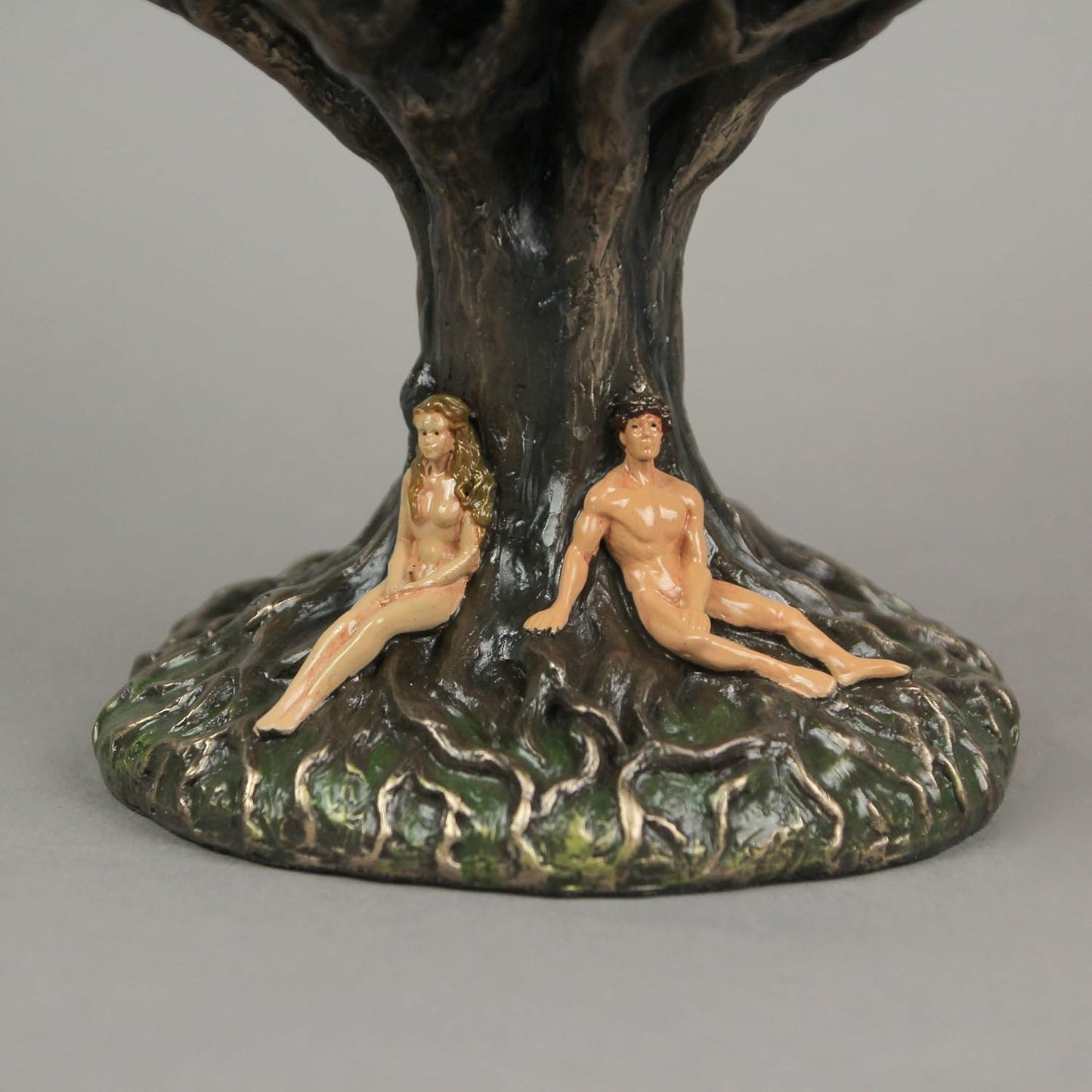 Veronese Design Hand Painted Tree of Life Origin of Man Statue 6.25 Inches High