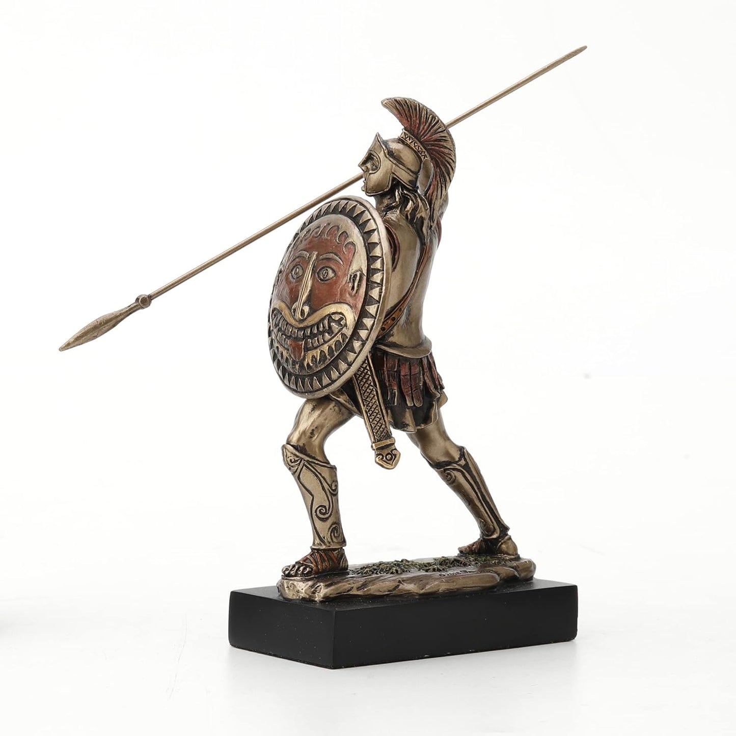 Veronese Design 4 7/8" Spartan Warrior Miniature Figurine Hand Painted Resin Statue