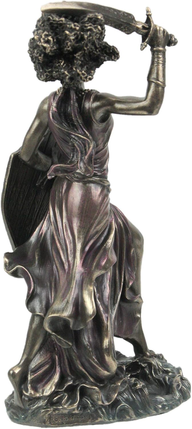 Veronese Design Bronzed Finish Obba Orisha of Marriage and Transformation Statue