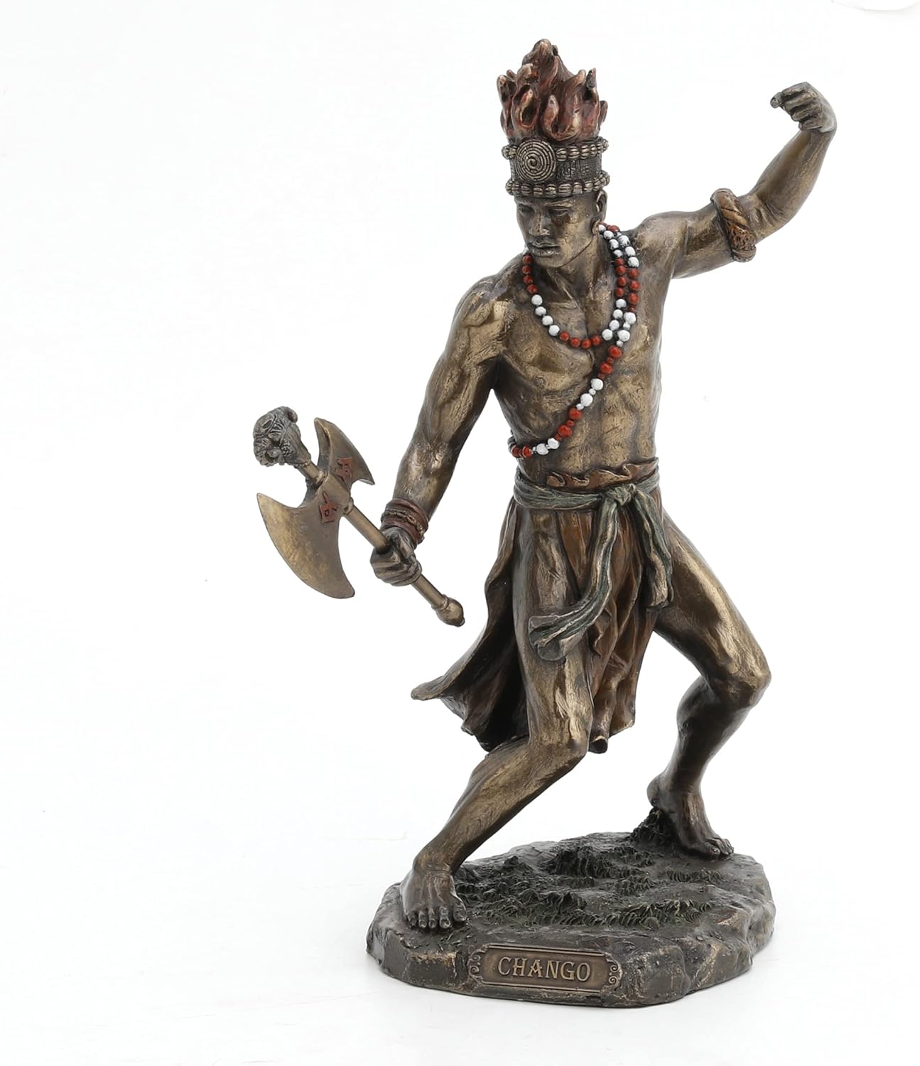 Unicorn Studios African God of Lightning and War Chango Shango Statue Voodoo Santeria