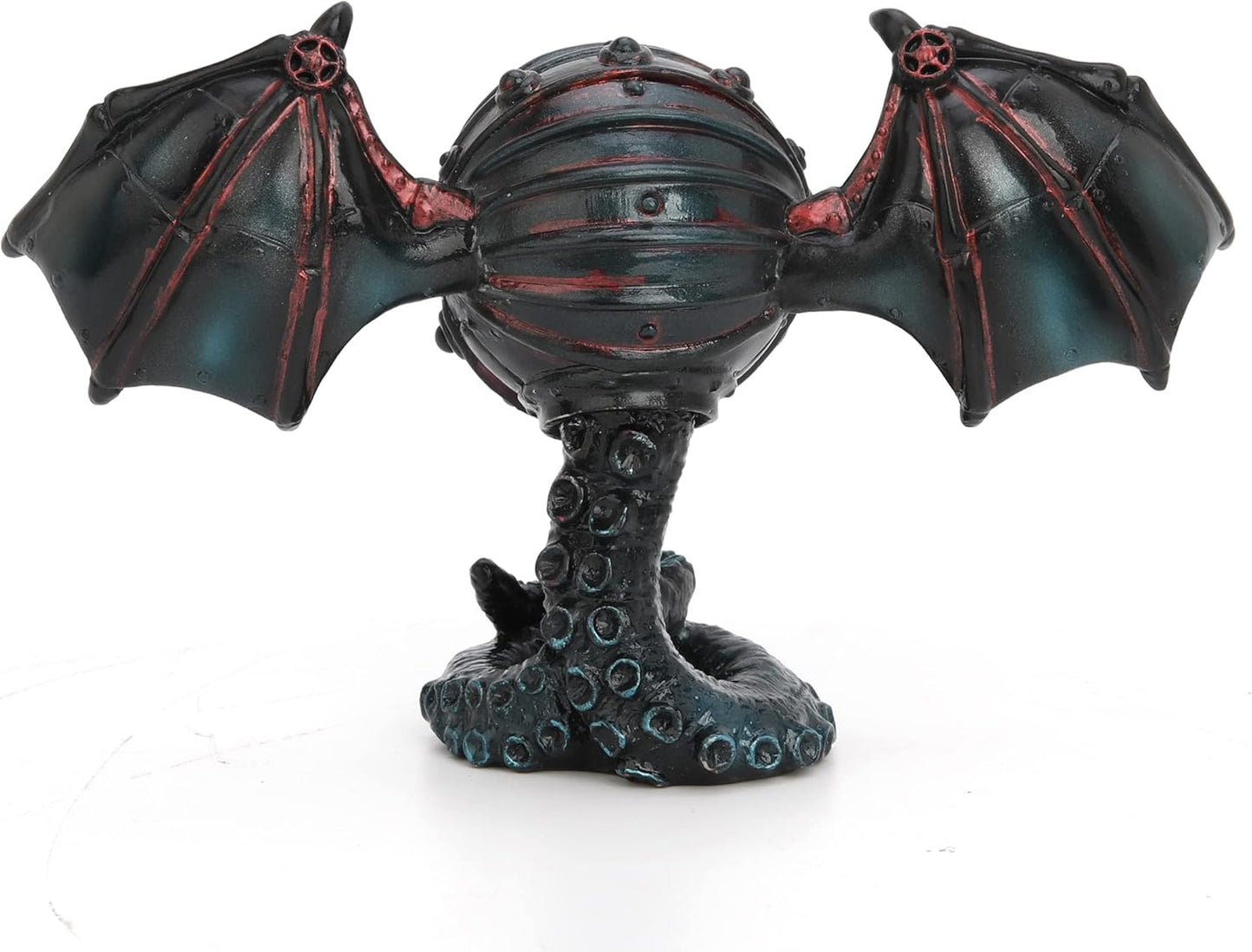 Veronese Design 4 1/8 Inch Creature Steampunk Floating Eye Octobat Hand Painted Cast Resin Metallic Finish Statue Tabletop Mini Figurine