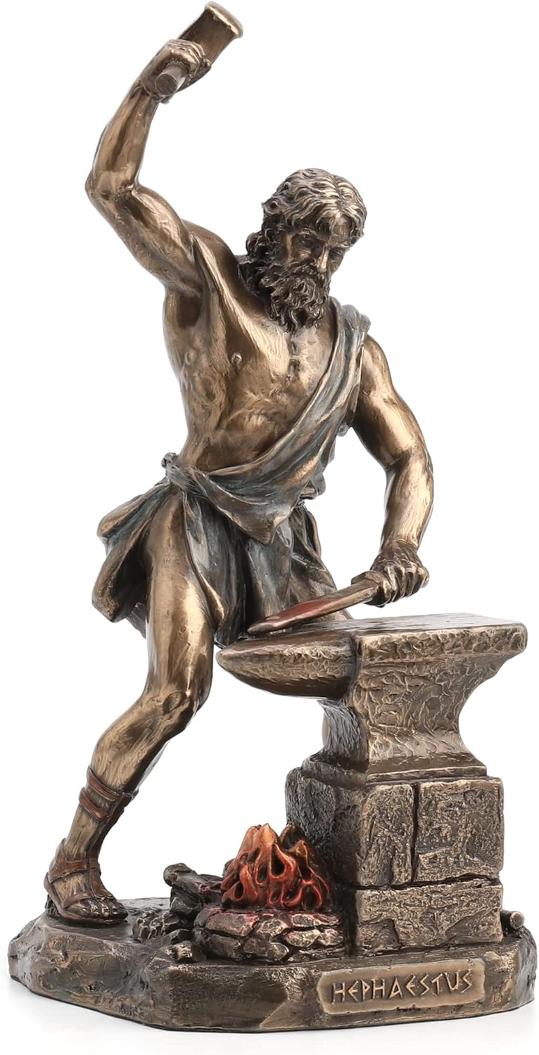 Veronese Design Hephaestus Greek God of Fire and Forge Bronze Finished Statue