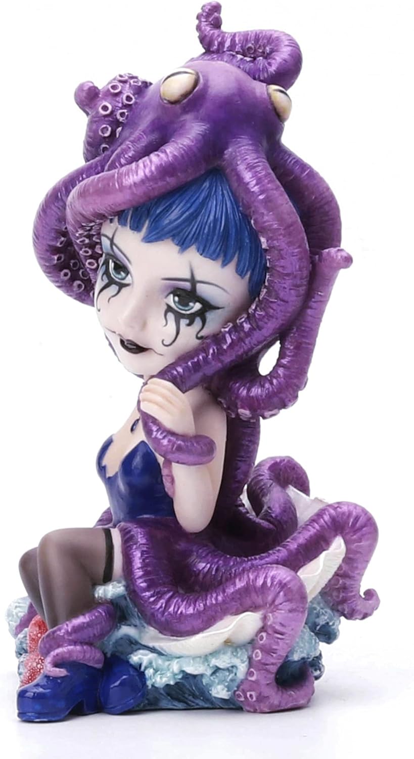 Veronese Design 5 3/8" Gothic Blue Blood Aristocrat Hand Painted Resin Figurine