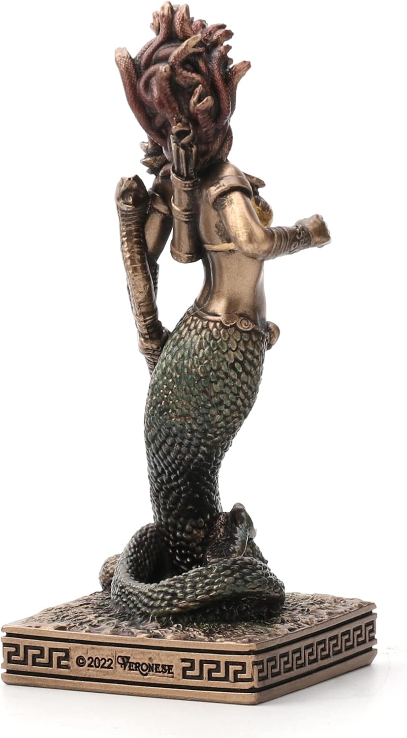 Veronese Design Medusa The Gorgon Resin Hand Painted Miniature Figurine