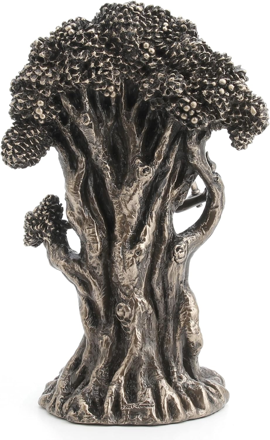 Veronese Design 7 1/4" Triple Moon Goddess Hecate Resin Statue Antique Bronze Finish