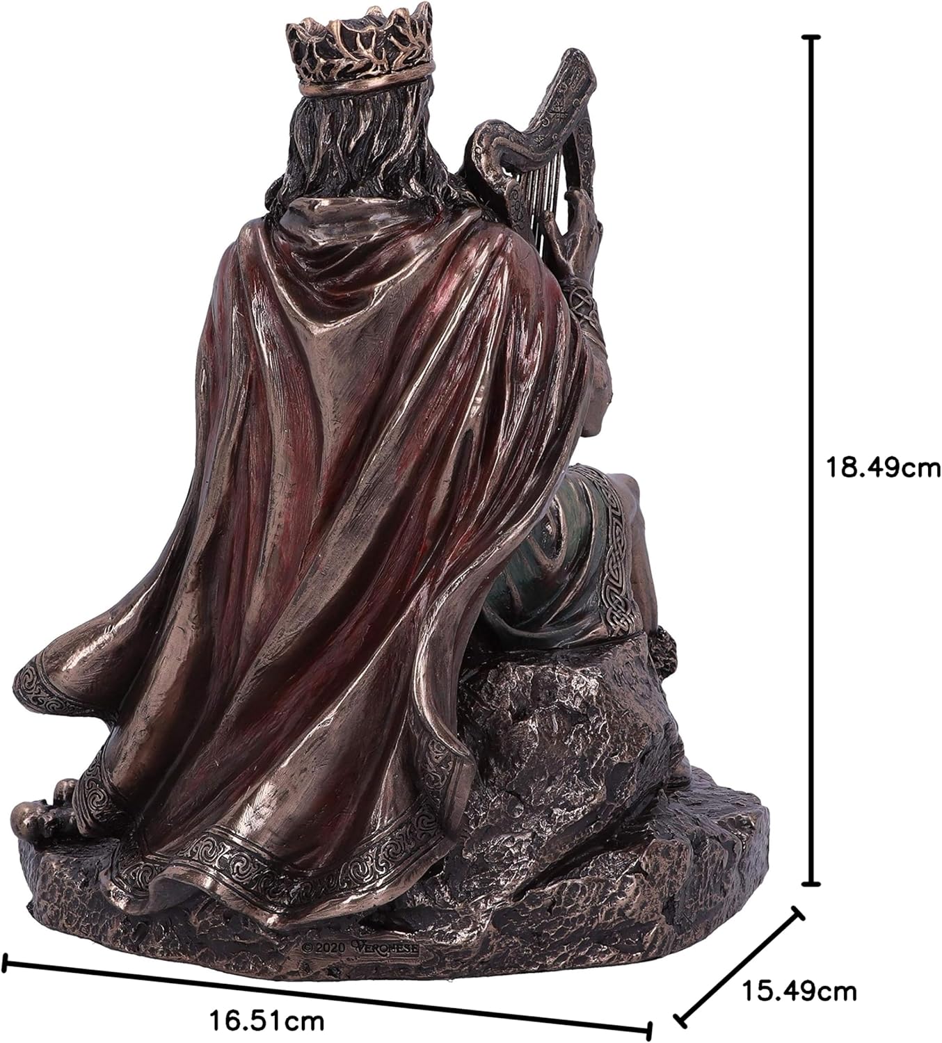 Nemesis Now Bronze Dagda King of Tuatha De Danann, Bronze, 18.5cm