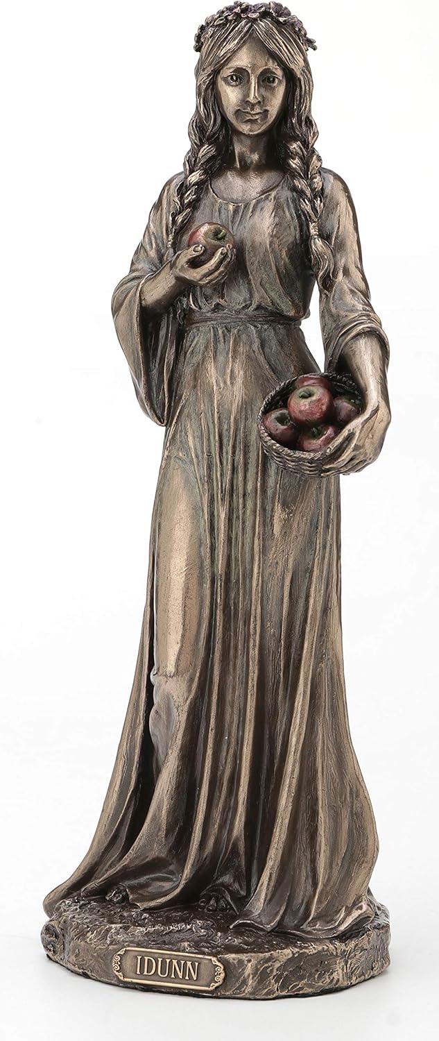 Veronese Design Bronze Finish Idunn Norse Goddess of Spring and Youth Statue