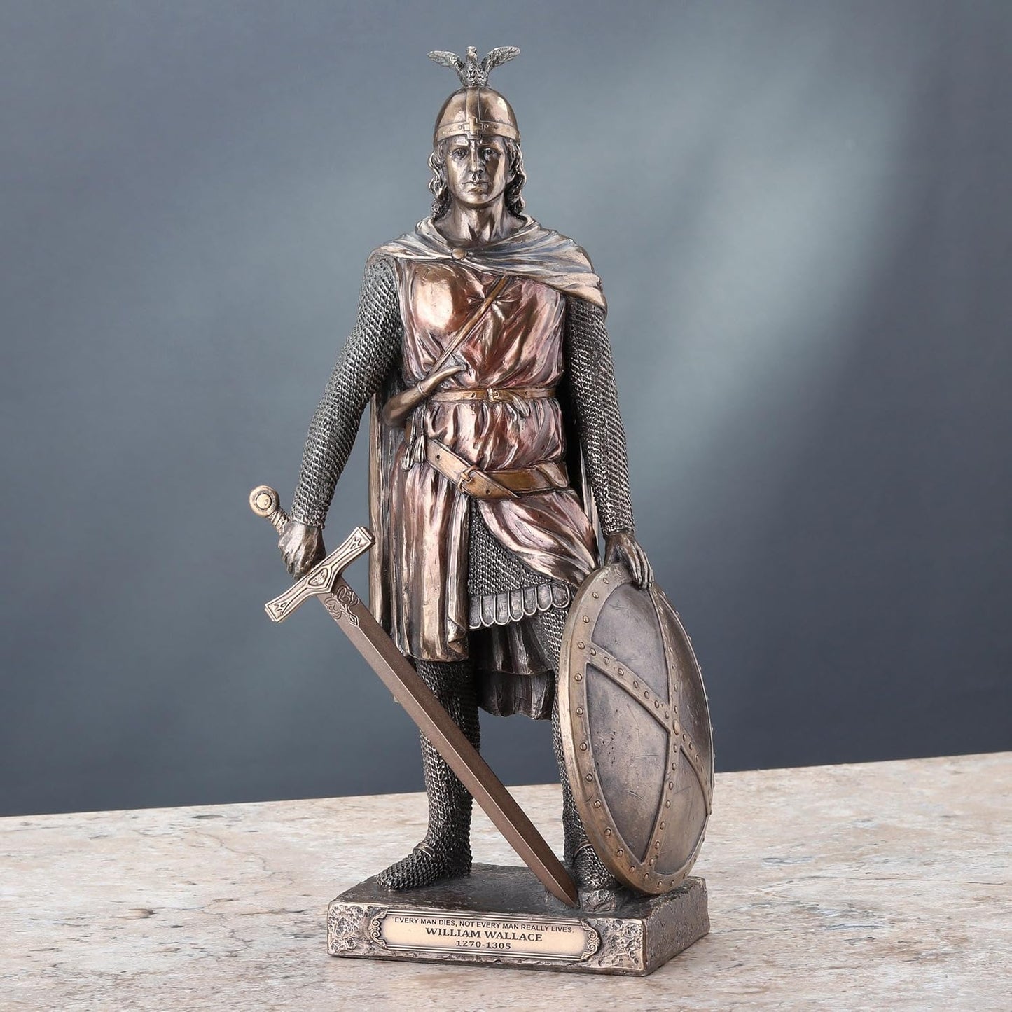 Veronese Design Scottish Hero Sir William Wallace Bronze Finished Statue