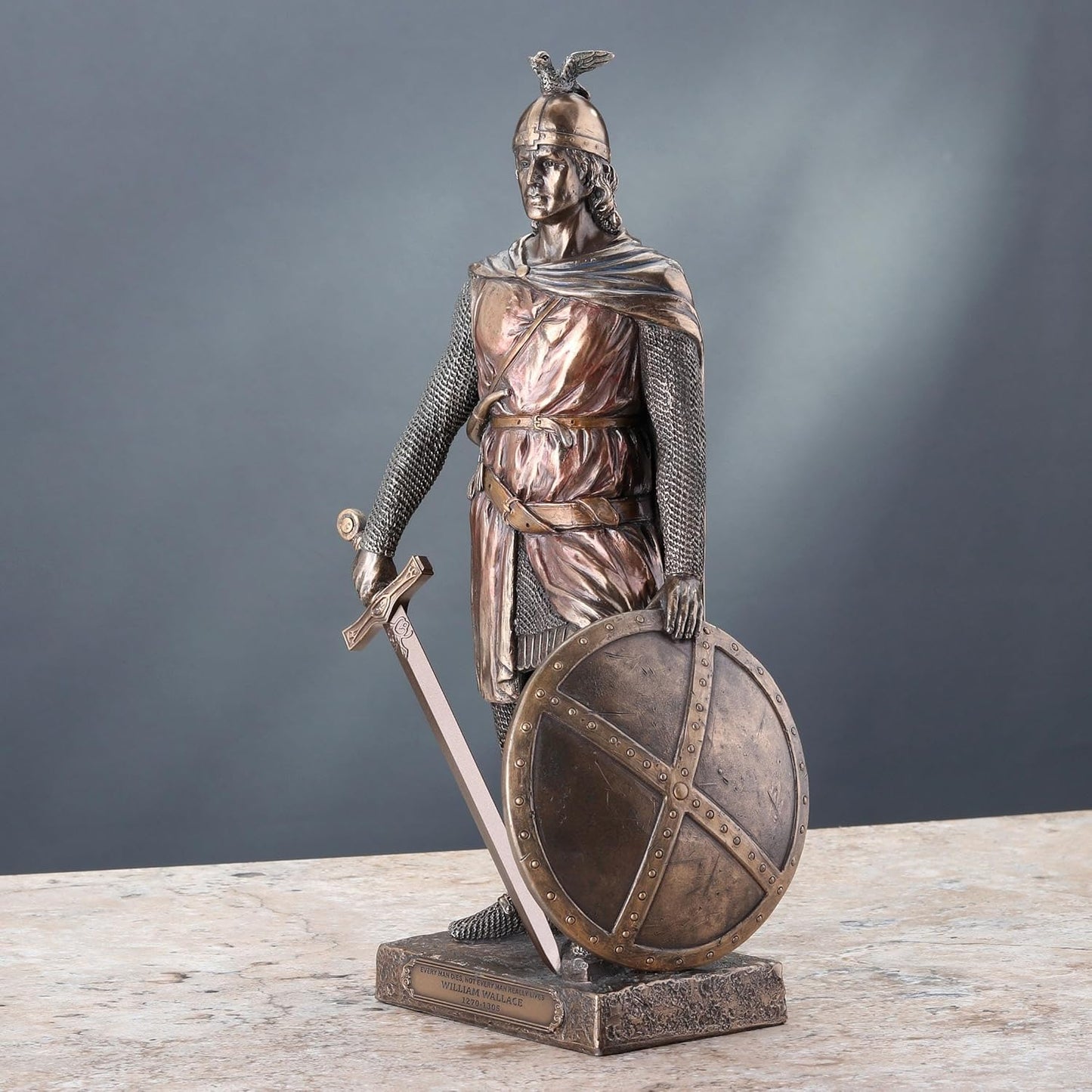 Veronese Design Scottish Hero Sir William Wallace Bronze Finished Statue