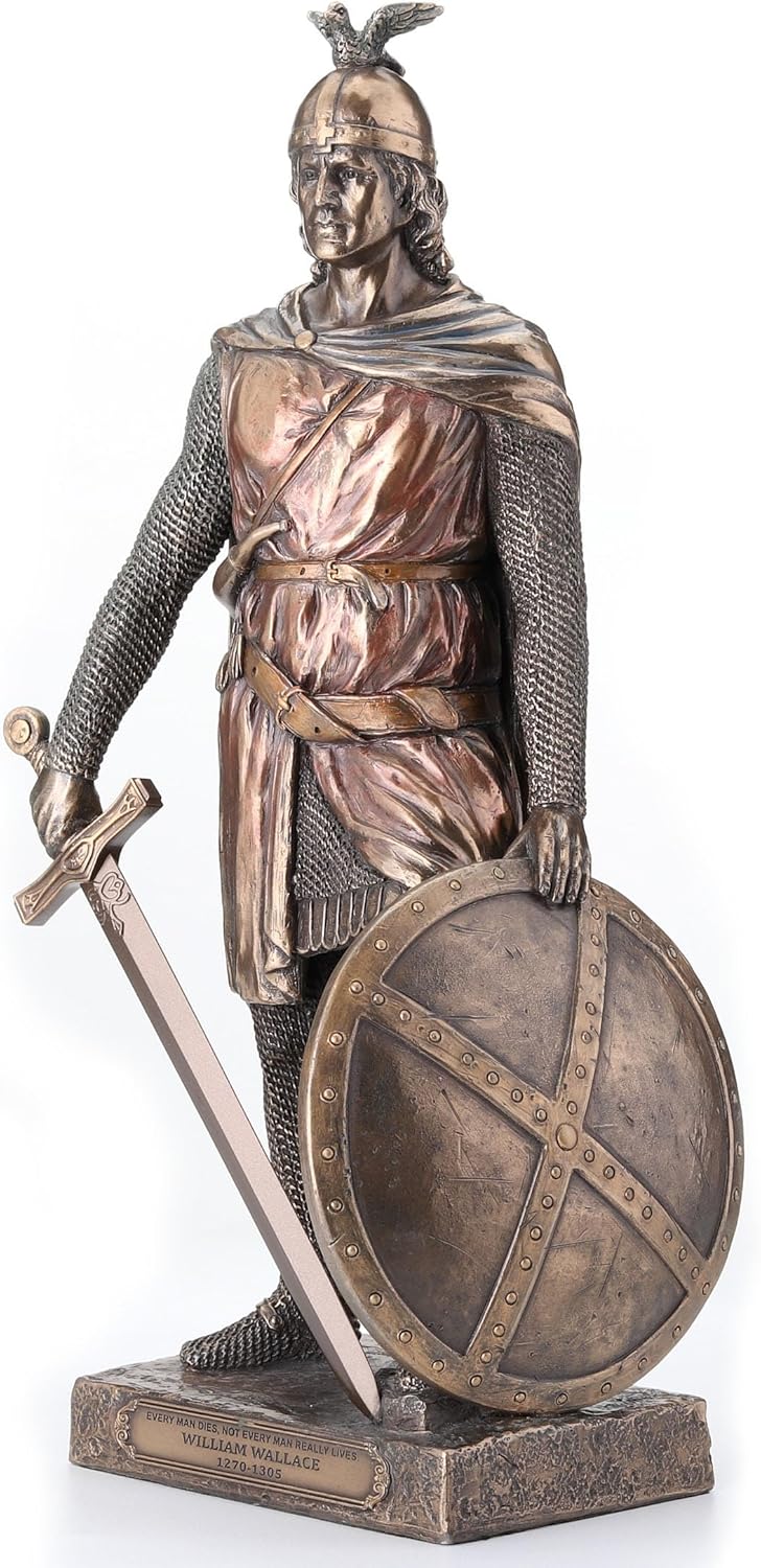 Veronese Design Scottish Hero Sir William Wallace Bronze Finished Statue