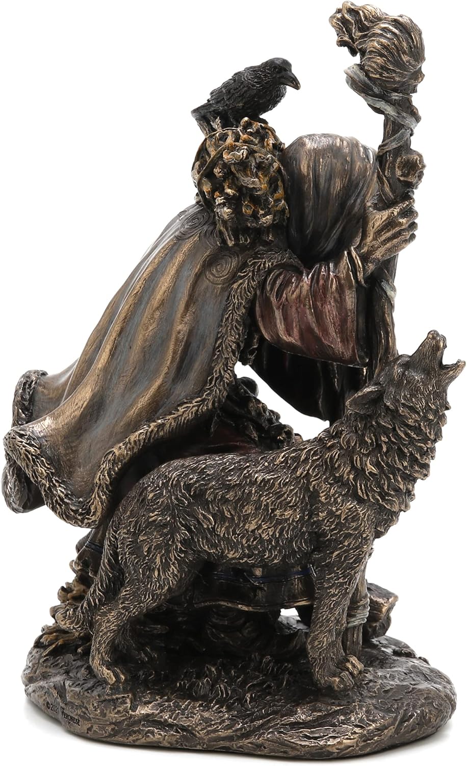 Veronese Design 7.25" Tall Cailleach Nan Cruachan Folklore Divine Hag Resin Sculpture Bronze Finish
