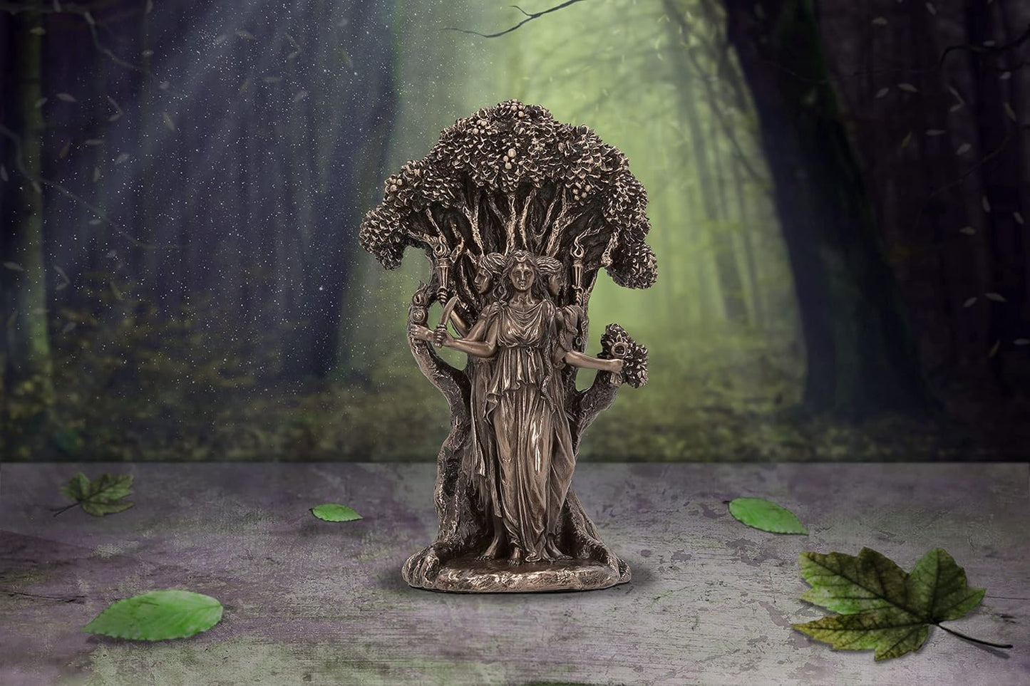 Nemesis Now Triple Moon Goddess Hecate, Bronze, 18.5cm