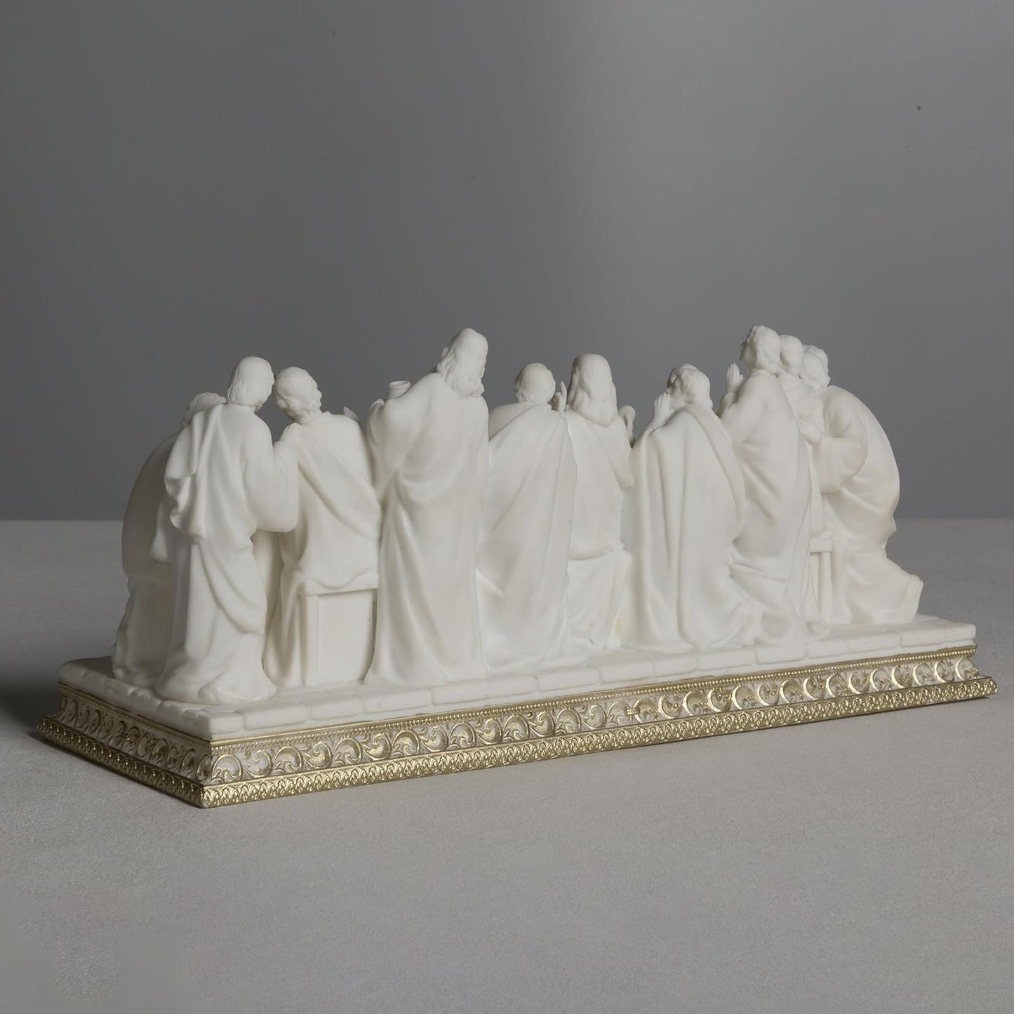 The Last Supper Statue, Leonardo da Vinci, 12.2" L Inspirational Home Décor, Religious Gift,