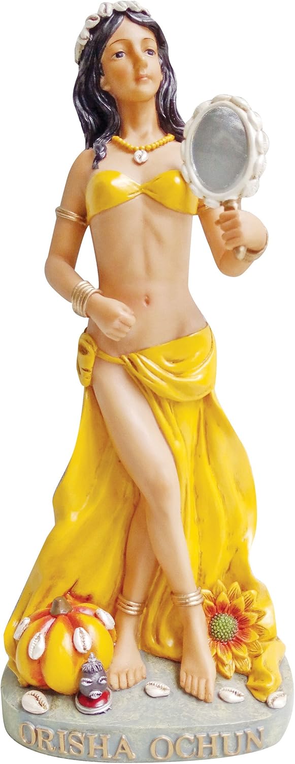 Santo Orisha Ochun Statue Orisha Statue Ochun Estatua Catholic Statue (8 Inch)