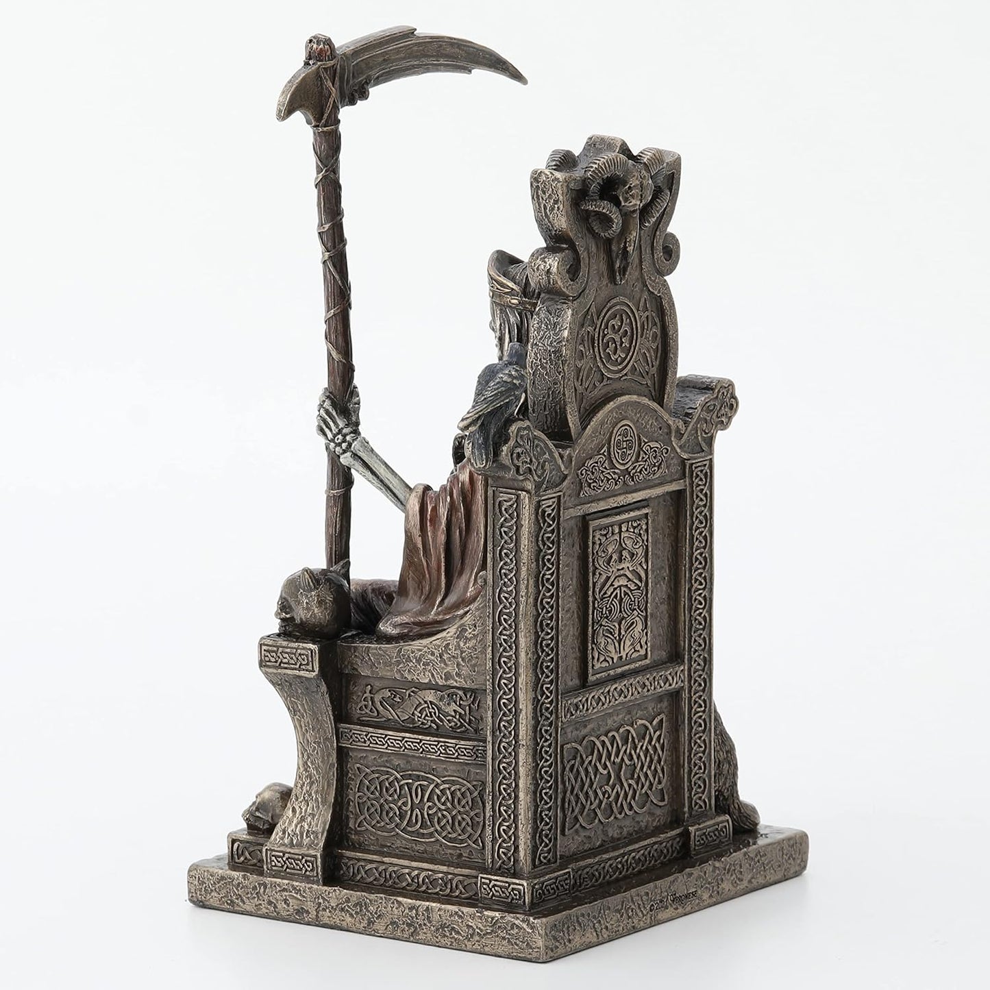 Veronese Design 9" Tall Hel The Norse Goddess of Helheim Cold Cast Resin Sculpture Antique Bronze Finish Statue Altar Decoration Mystic Gifts